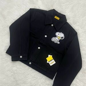 ‼️Authentic Peanuts x Aeropostale Snoopy Denim Jacket New ‼️